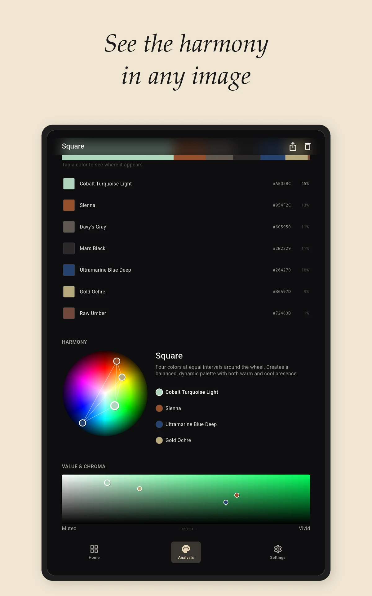 Undertone - Color Analysis screenshot